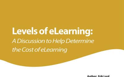 Defining eLearning – Levels of interactivity and sophistication