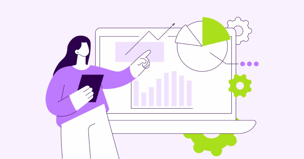 Sustainable people analytics cycle showing measure, improve, and repeat