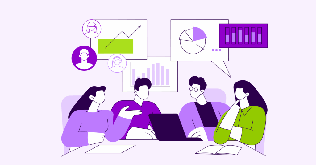 Modern talent acquisition report with clear charts and visual hierarchy