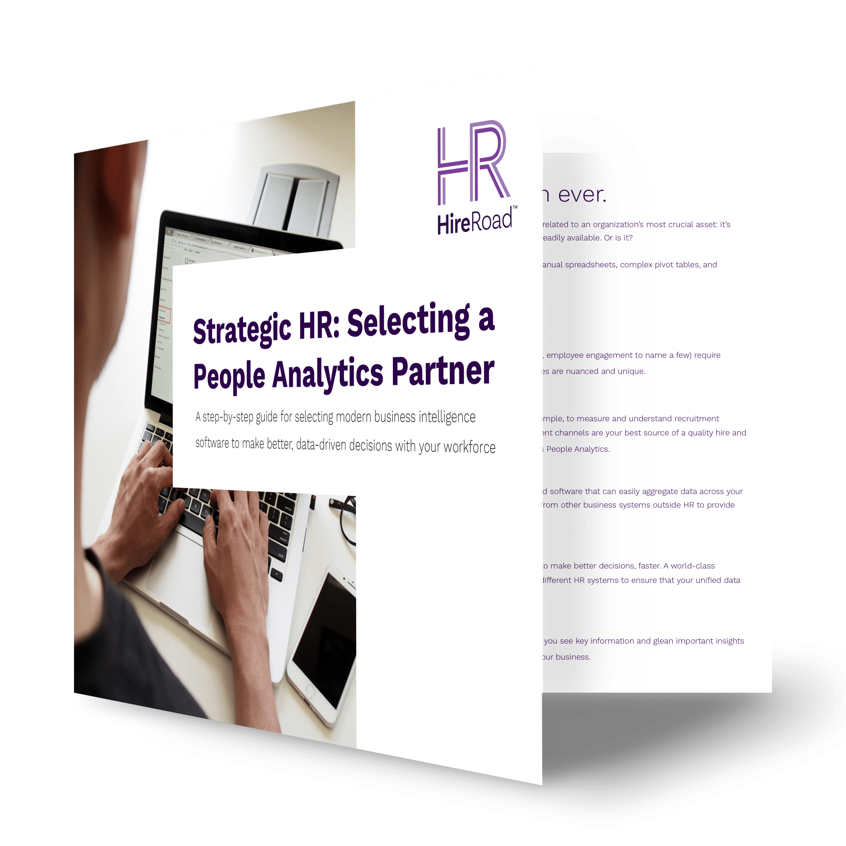 Strategic HR: Selecting a
People Analytics Partner eBook cover