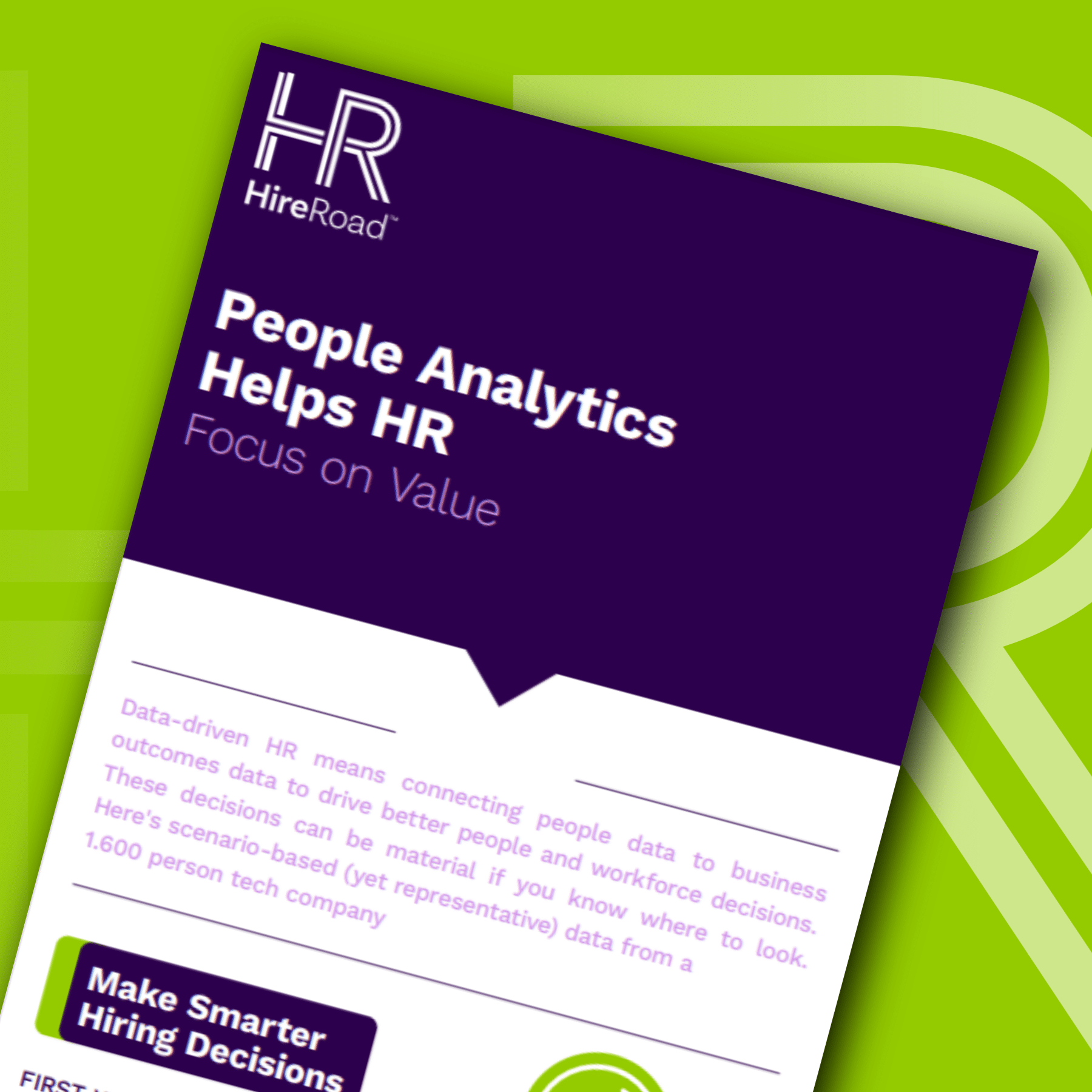 People Analytics Helps HR Focus on Value Infographic cover