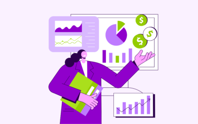 HR Analytics ROI abstract concept vector illustration